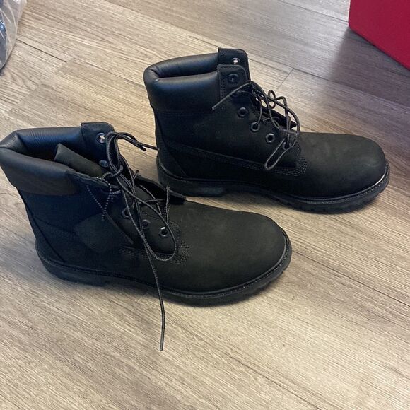 Women's Timberland® Premium 6-Inch Waterproof Boot Black - Picture 4 of 13